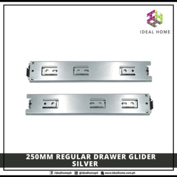 Ideal Home 250mm Regular Drawer Glider Silver