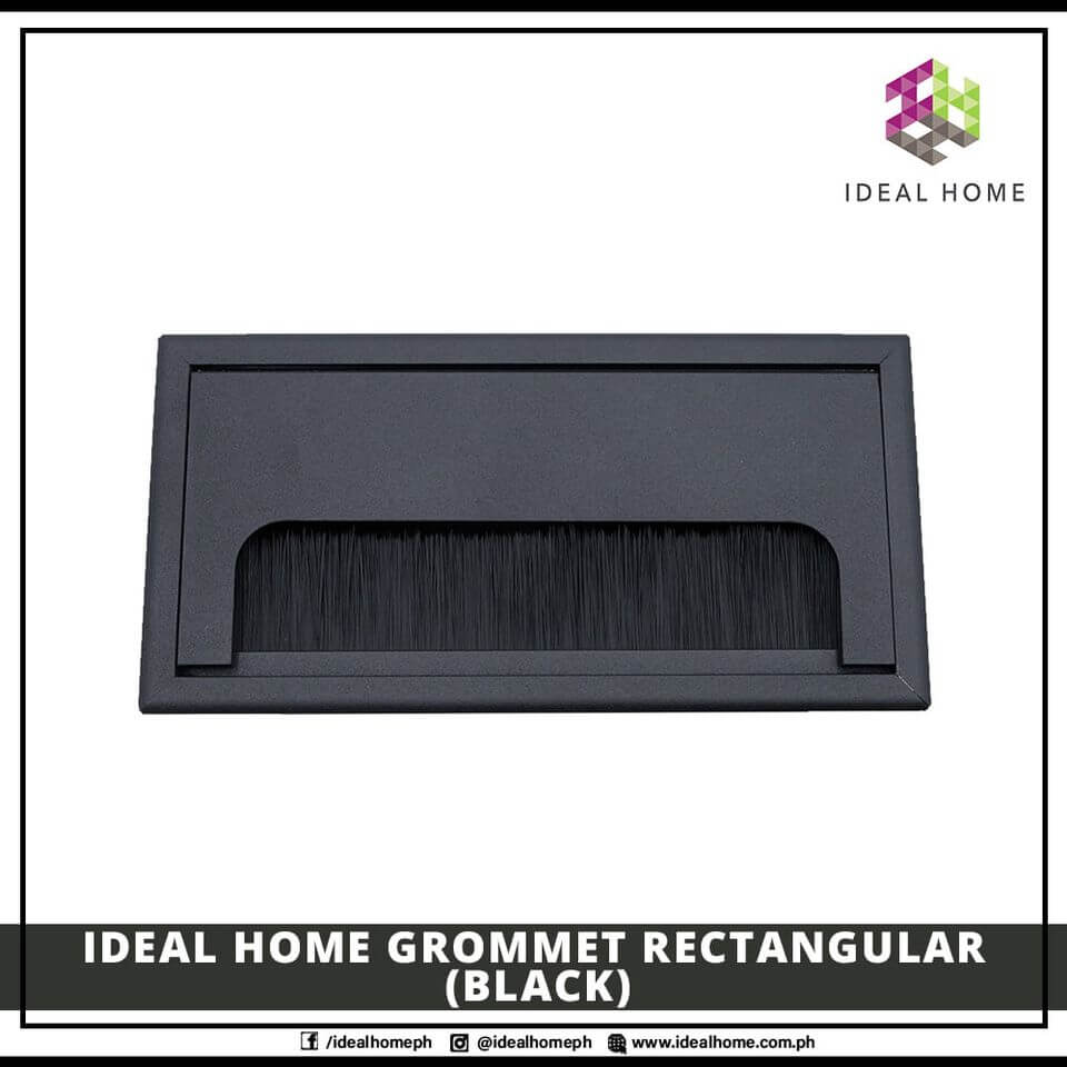 Grommet Rectangular (Black)