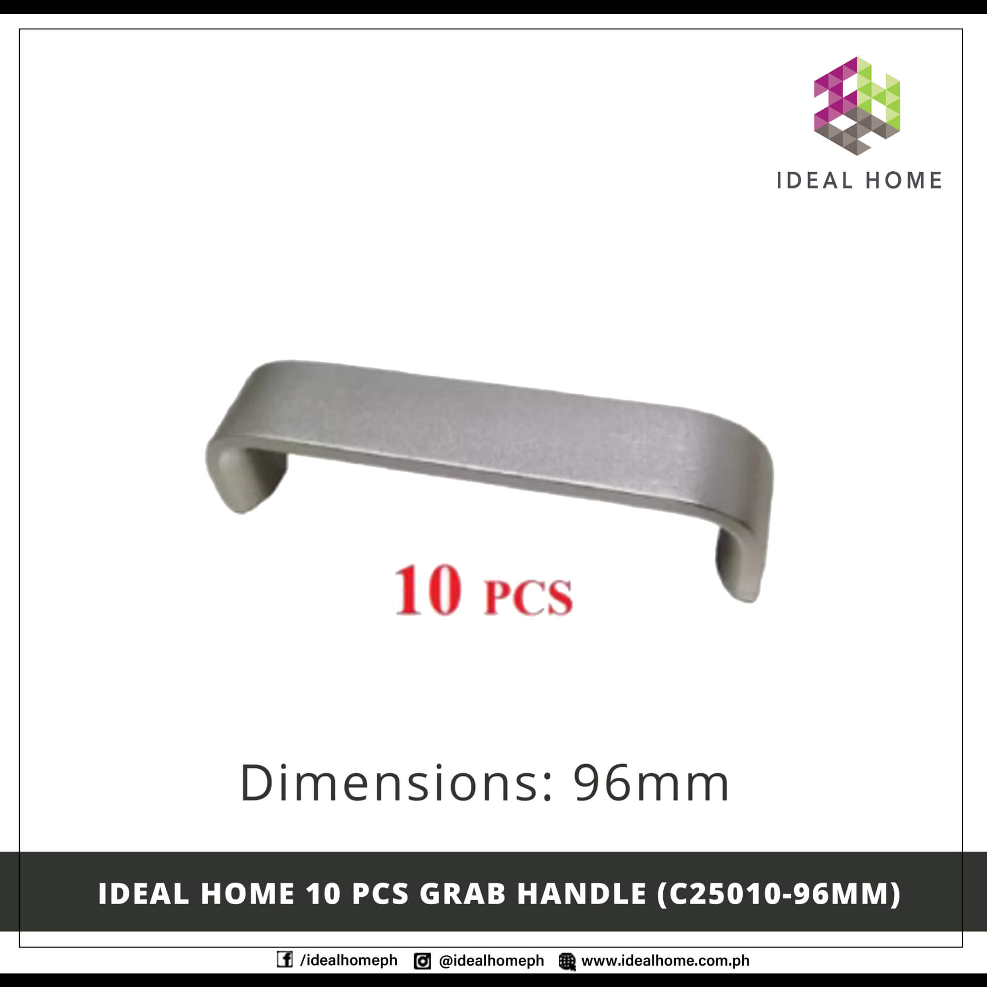 10 PCS Grab Handle (C25010-96mm)